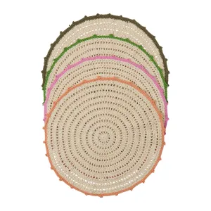 Alameda Crochet Placemat Set