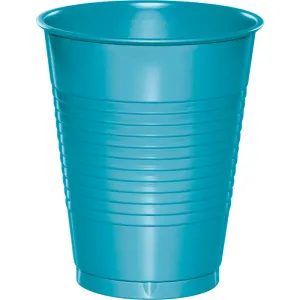 Bulk Bermuda Blue 16 oz Plastic Cups (240 per Case)