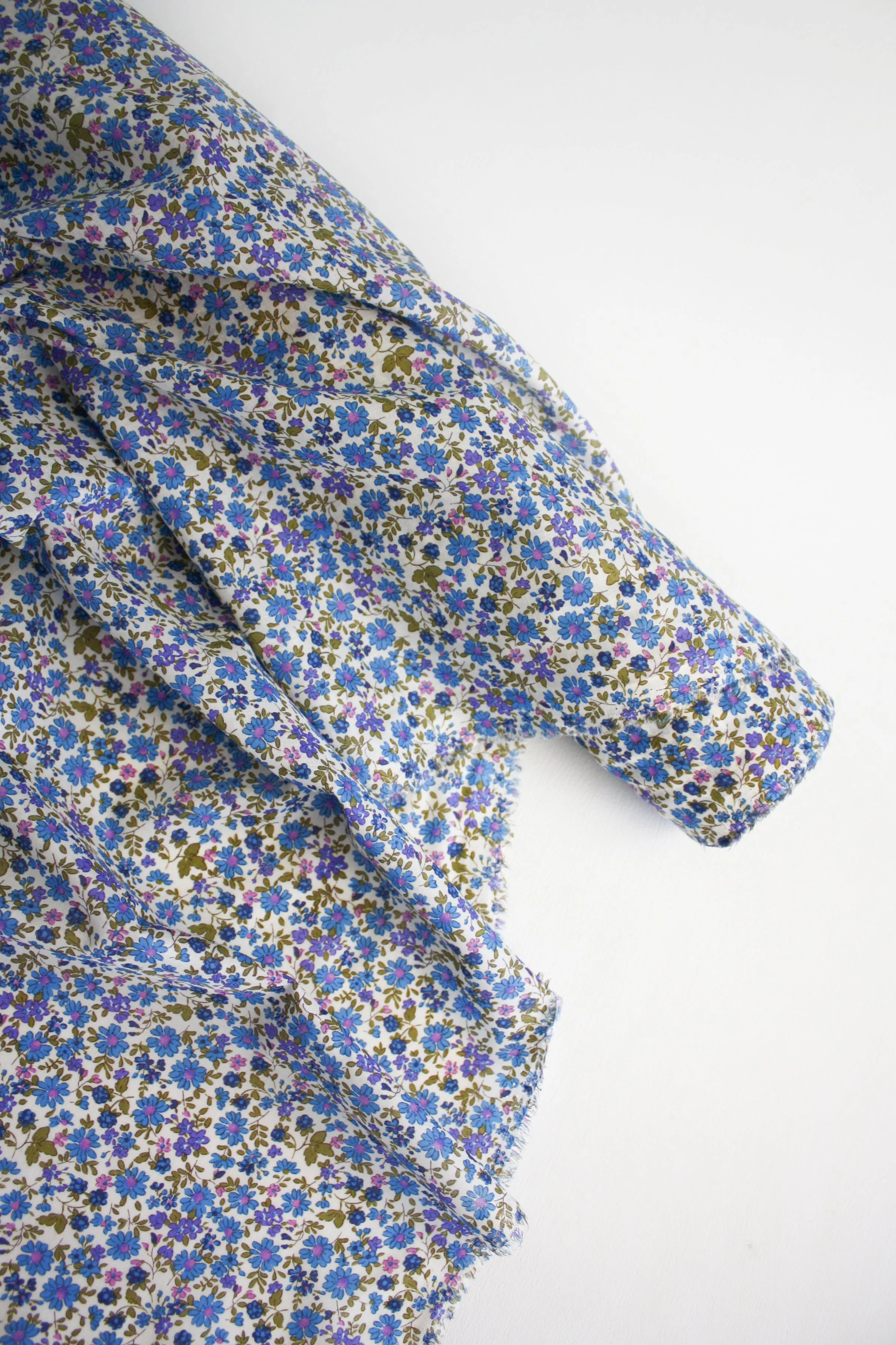 Carina - Printed Cotton | Azure