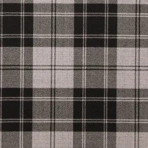 Douglas Grey Modern All Wool Light Weight Tartan