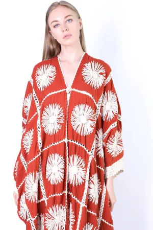 FLORA CROCHET KIMONO DUSTER