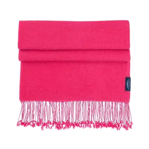 Luxury Pashmina Shawl Raspberry