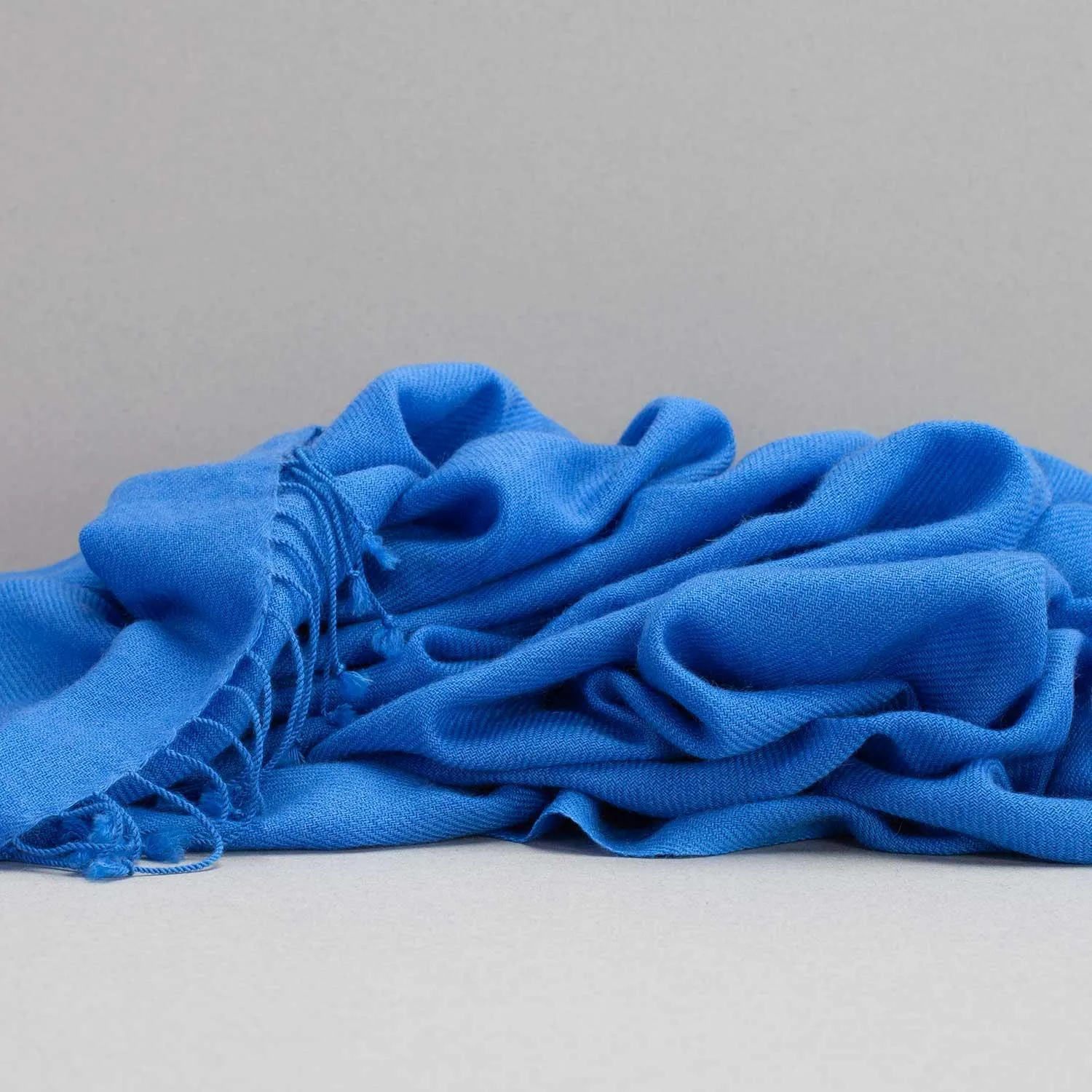 Luxury Pashmina Shawl Summer Blue