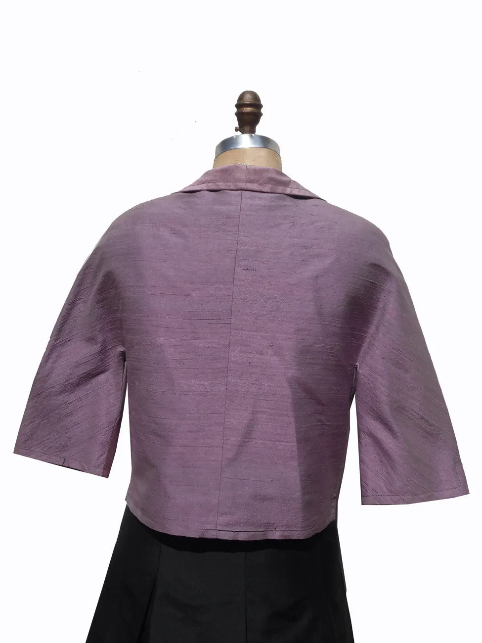 Modern Ikat Couture Cut Jacket Amethyst