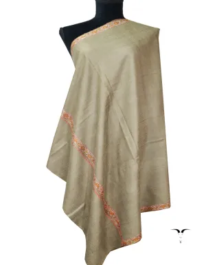 natural embroidery GI pashmina shawl 7897