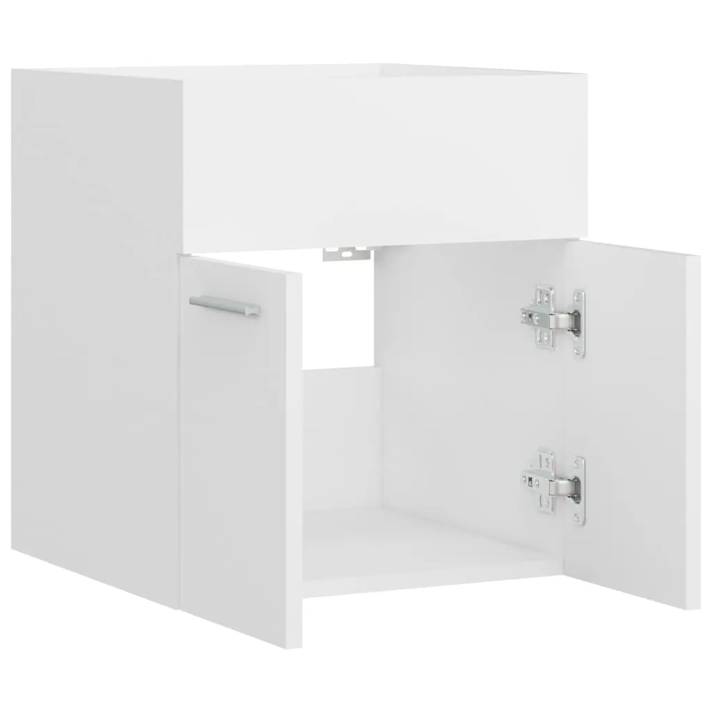 Sink Cabinet White 41x38.5x46 cm Engineered Wood