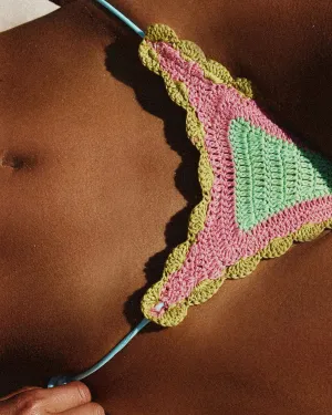 The Crochet Tie Pant - Paddle Pop