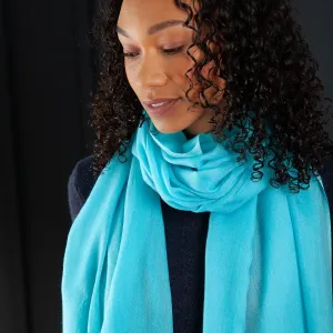 Ultrafine Ring Shawl Turquoise